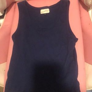 Navy blue tank top